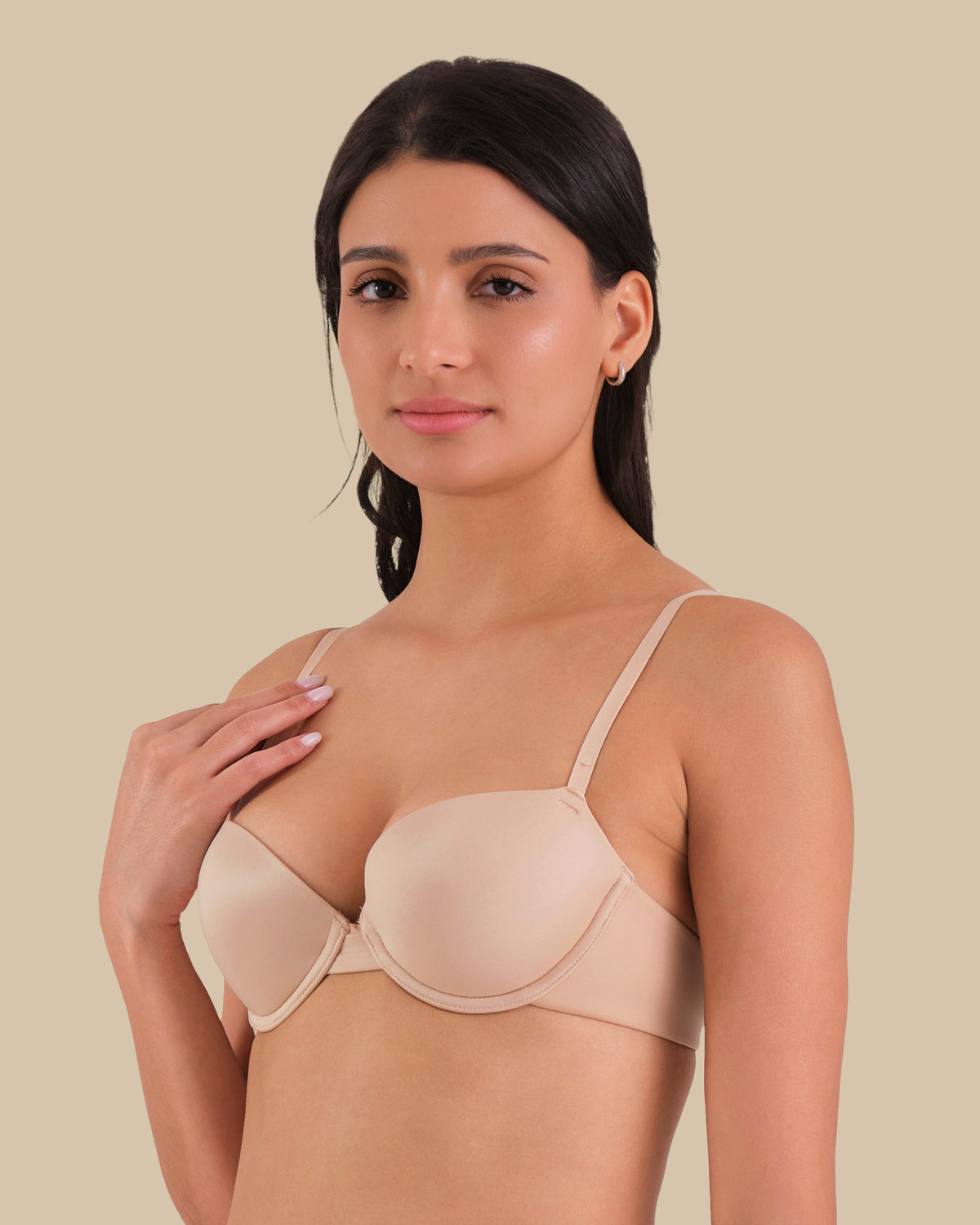 ISLA & EVIE BALCONETTE SMOOTH BRA RUGBY TAN / 34B