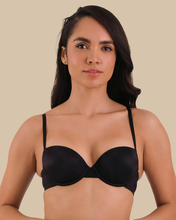 ISLA & EVIE BALCONETTE BRA BLACK / 34B