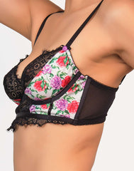 Isla & Evie Dahlia Bustier 34B / Rose Garden