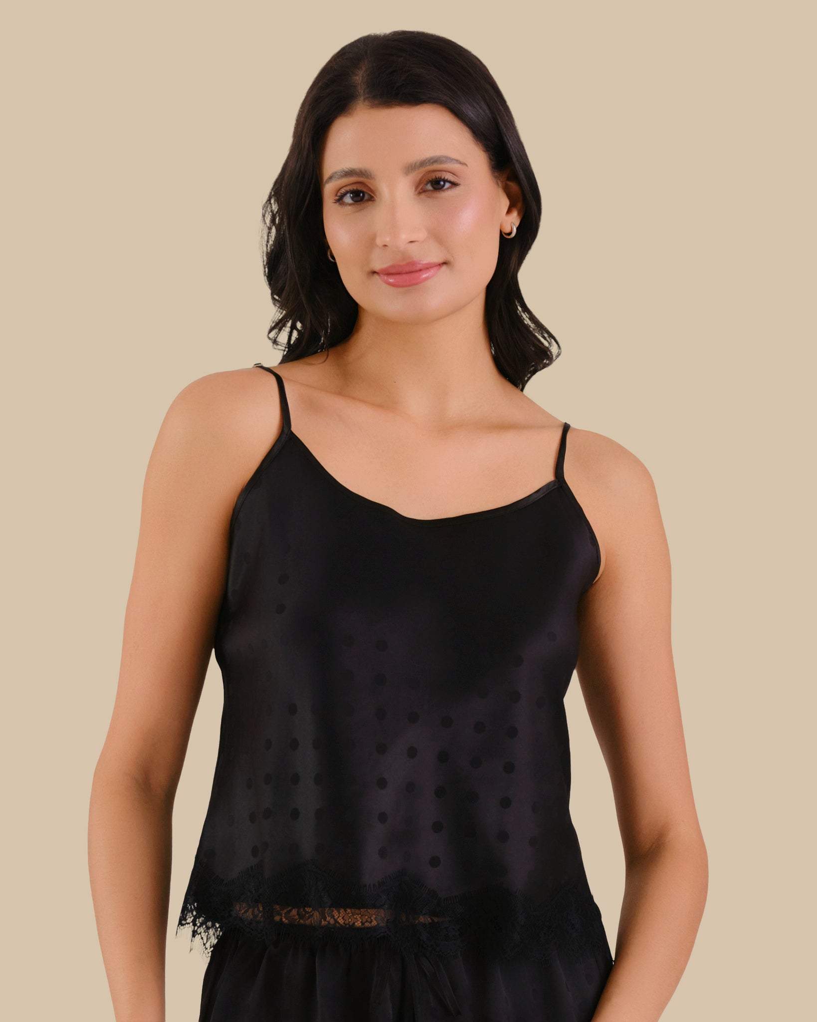 Isla & Evie Cami BLACK BEAUTY-LSI / S
