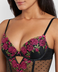 Isla & Evie Pushup Bustier Multicolor / 34B