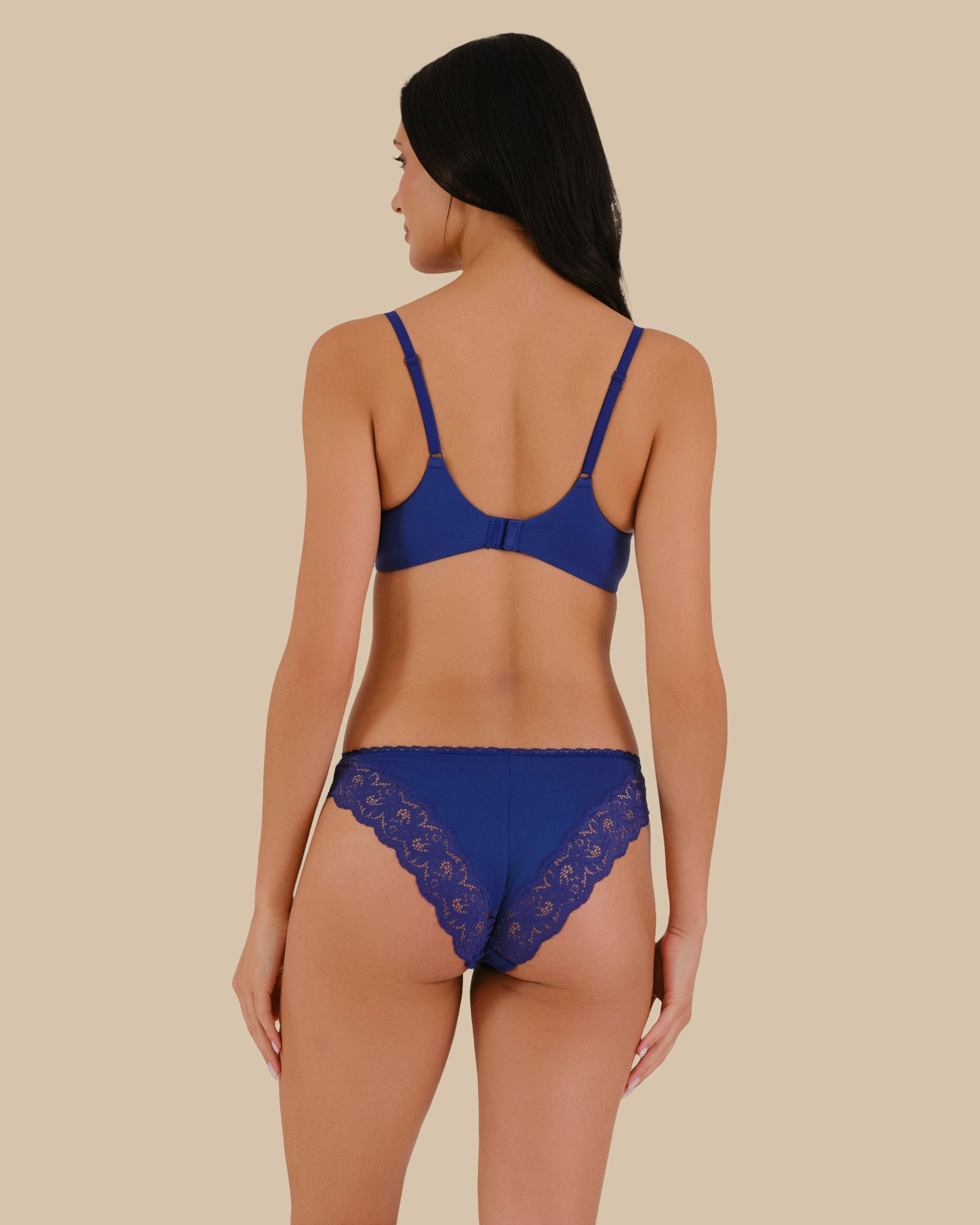 Bra push up rib TWILIGHT BLUE / 34B