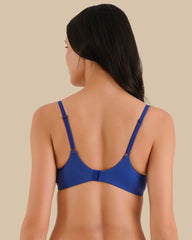 Bra push up rib TWILIGHT BLUE / 34B