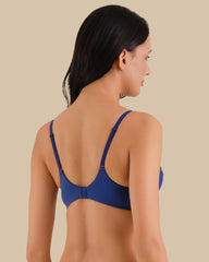 Bra push up rib TWILIGHT BLUE / 34B