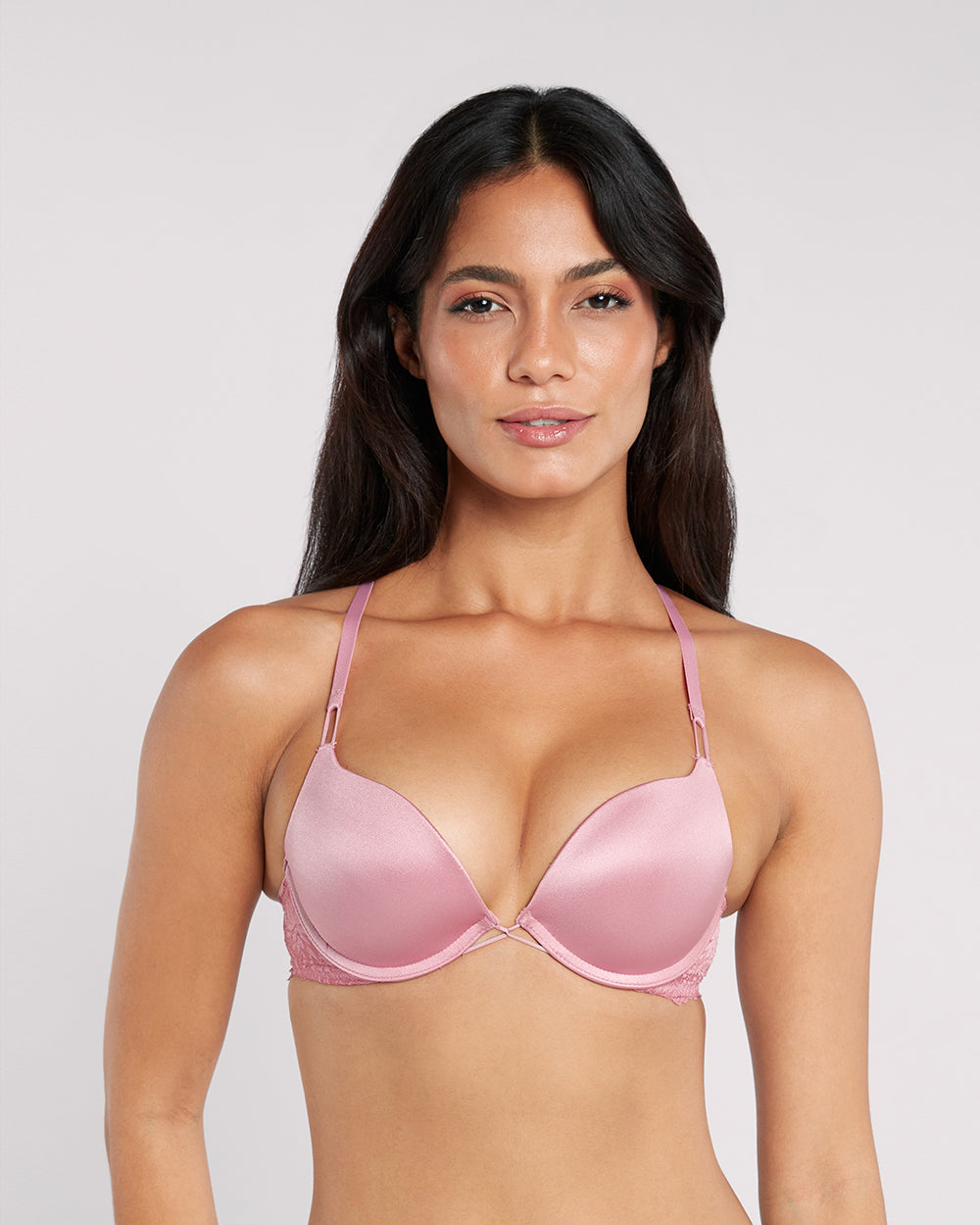 La Senza Beyond Sexy Plunge Bra Light Pink / 34B