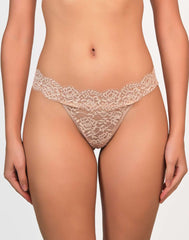 La Senza Trendy Lace Thong Nude / MED