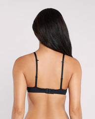 La Senza Sexy Double Pushup Plunge Bra BLACK / 34B