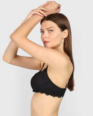La Senza Lightly Lined Full Coverage Bra Black / 34B