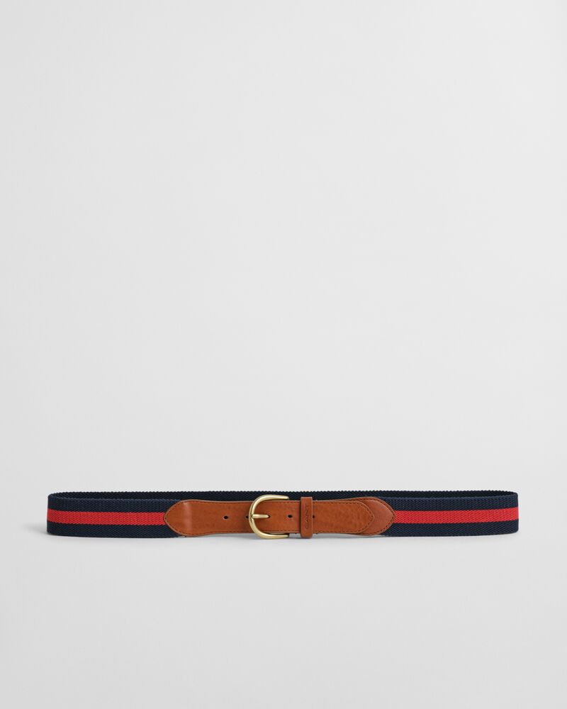 Striped Webbing Belt