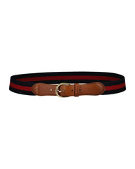 STRIPED WEBBING BELT Blue / 80X32
