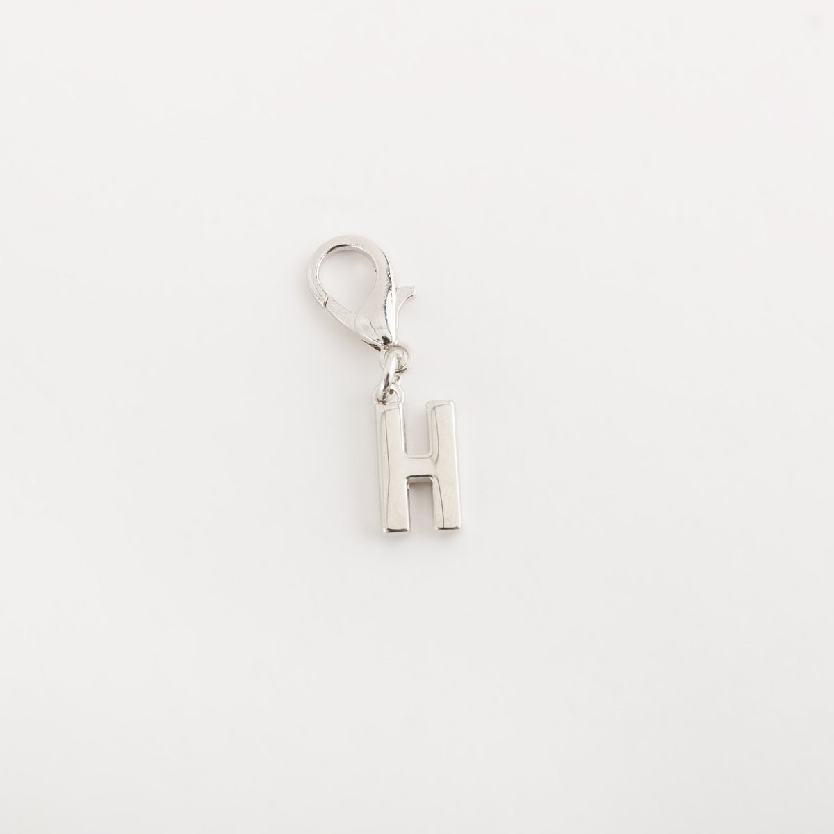 Women's Keyring Letter Charms Silver