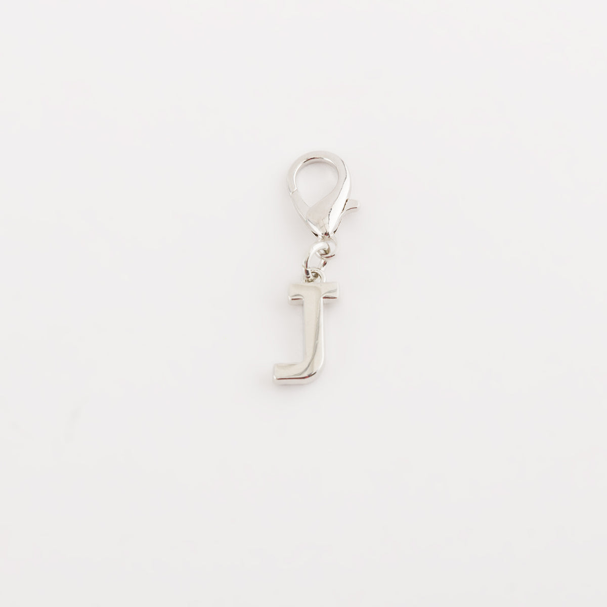Women's Keyring Letter Charms Silver