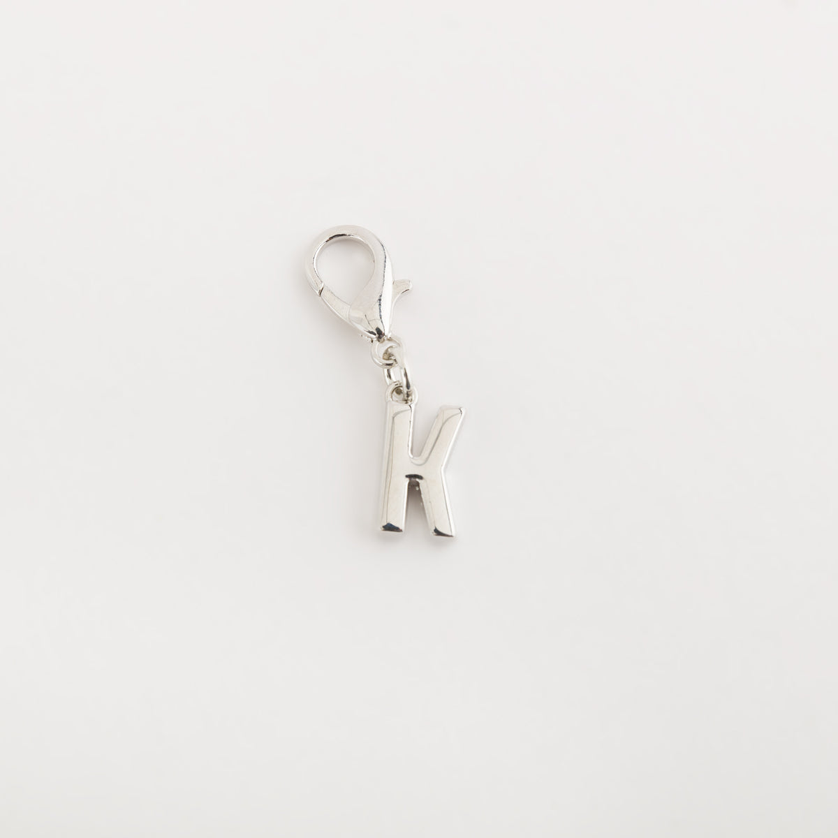 Women's Keyring Letter Charms Silver
