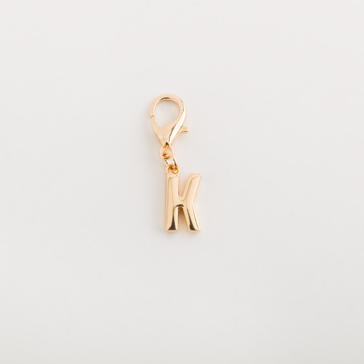 Women's Keyring Letter Charms Light Gold