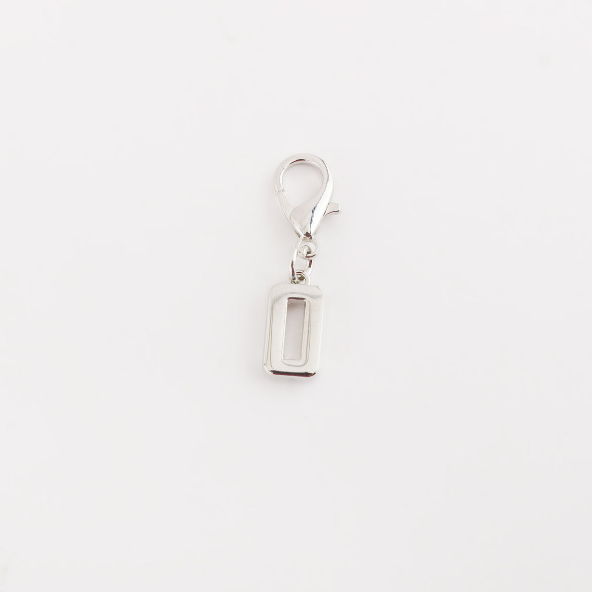 Women's Keyring Letter Charms Silver