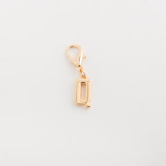 Women's Keyring Letter Charms Light Gold