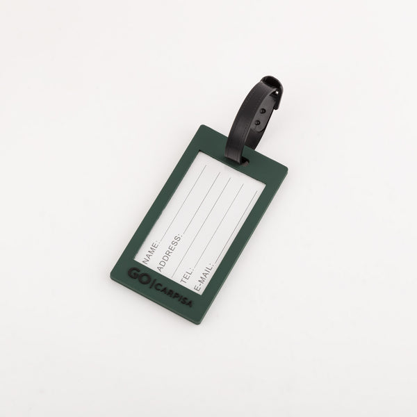 Luggage Tag Tag Turtle Dark Moss