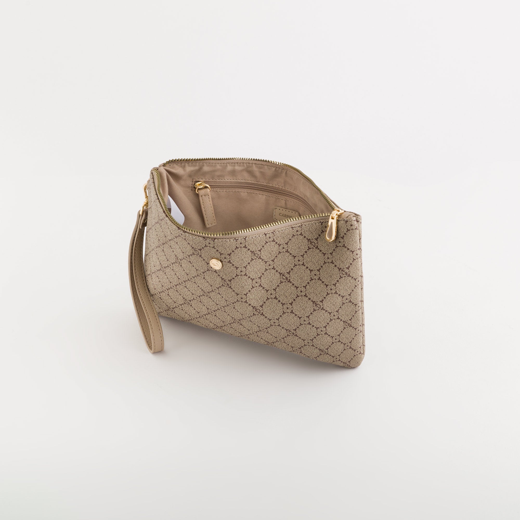 Pouches-Diana Wallet Single Size / Taupe/Light Taupe