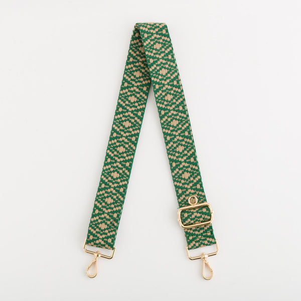 Bag Straps-Lavinia Det.Shoulder Single Size / Forest/Beige