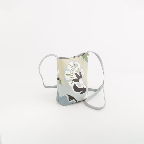 Women's Phone Case Bouquet Wallet V1 Powder Blue Multicolour