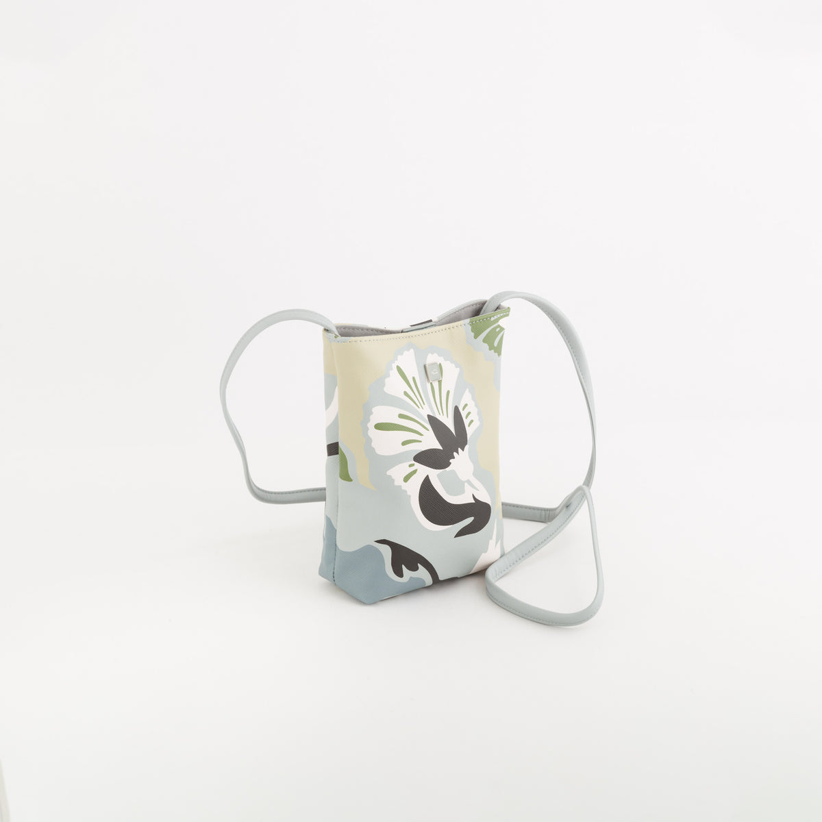 Women's Phone Case Bouquet Wallet V1 Powder Blue Multicolour