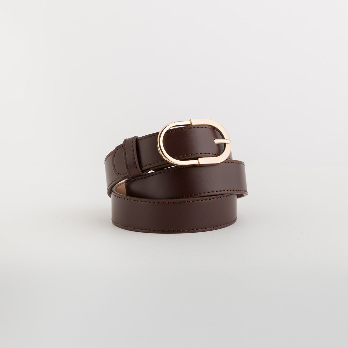 Women's Belt Lady Belt Leather Moka
