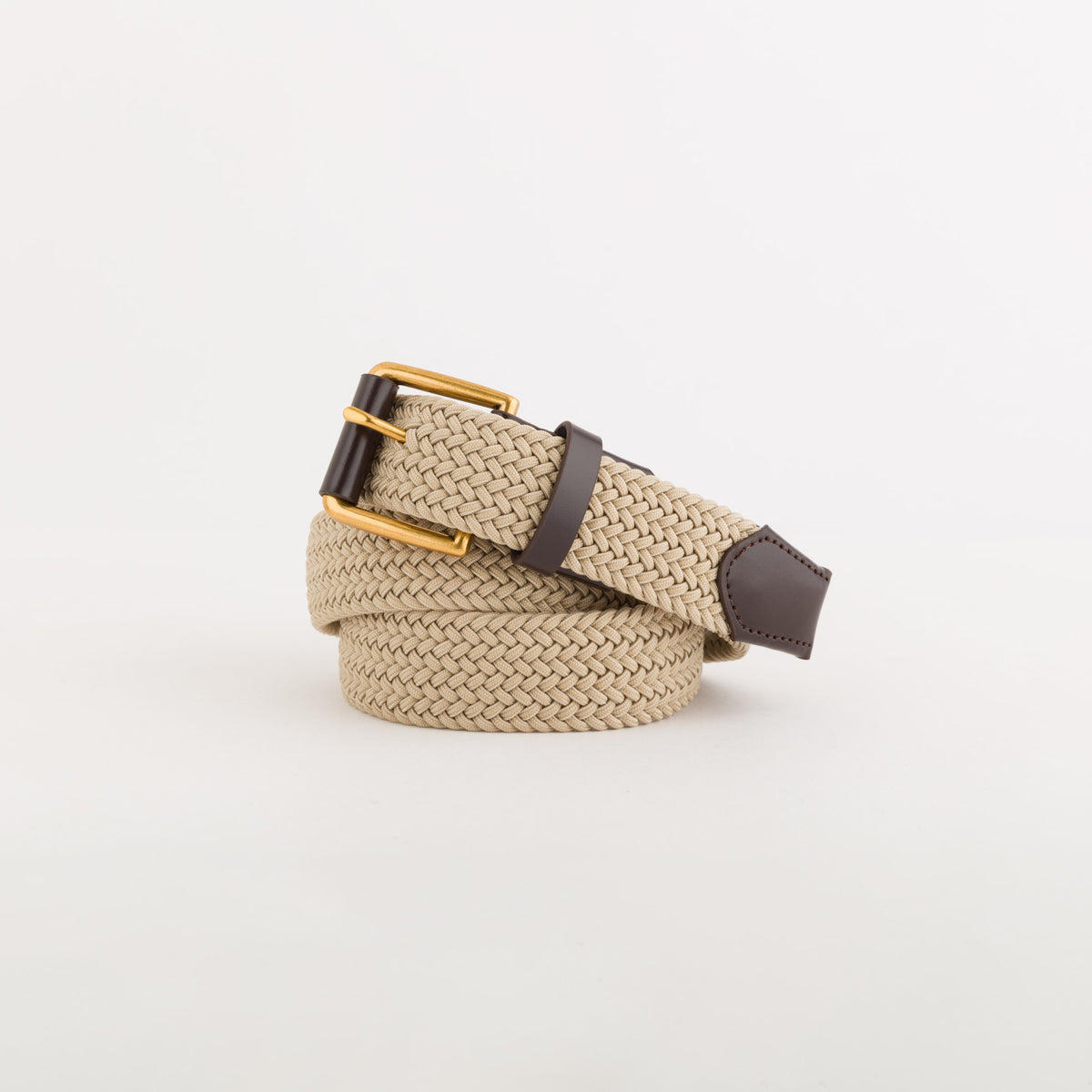 Men's Leather Belt - Braided Belt Go