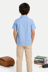 OVS Shirt S/S Placid Blue