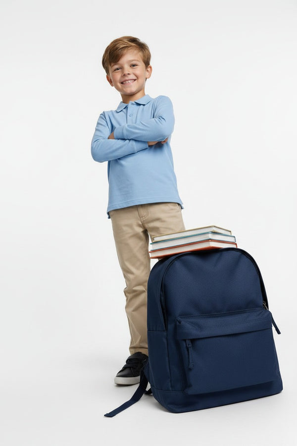 OVS Polo L/S Placid Blue
