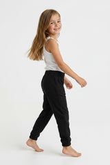 OVS Girls’ Black Pure Cotton Joggers, Regular Fit
