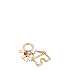Keyrings-Portachiavi Continua Single Size / Light Gold/White