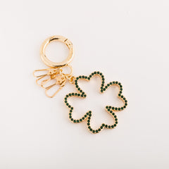 Keyrings-Portachiavi Continua Single Size / Light Gold/Juniper