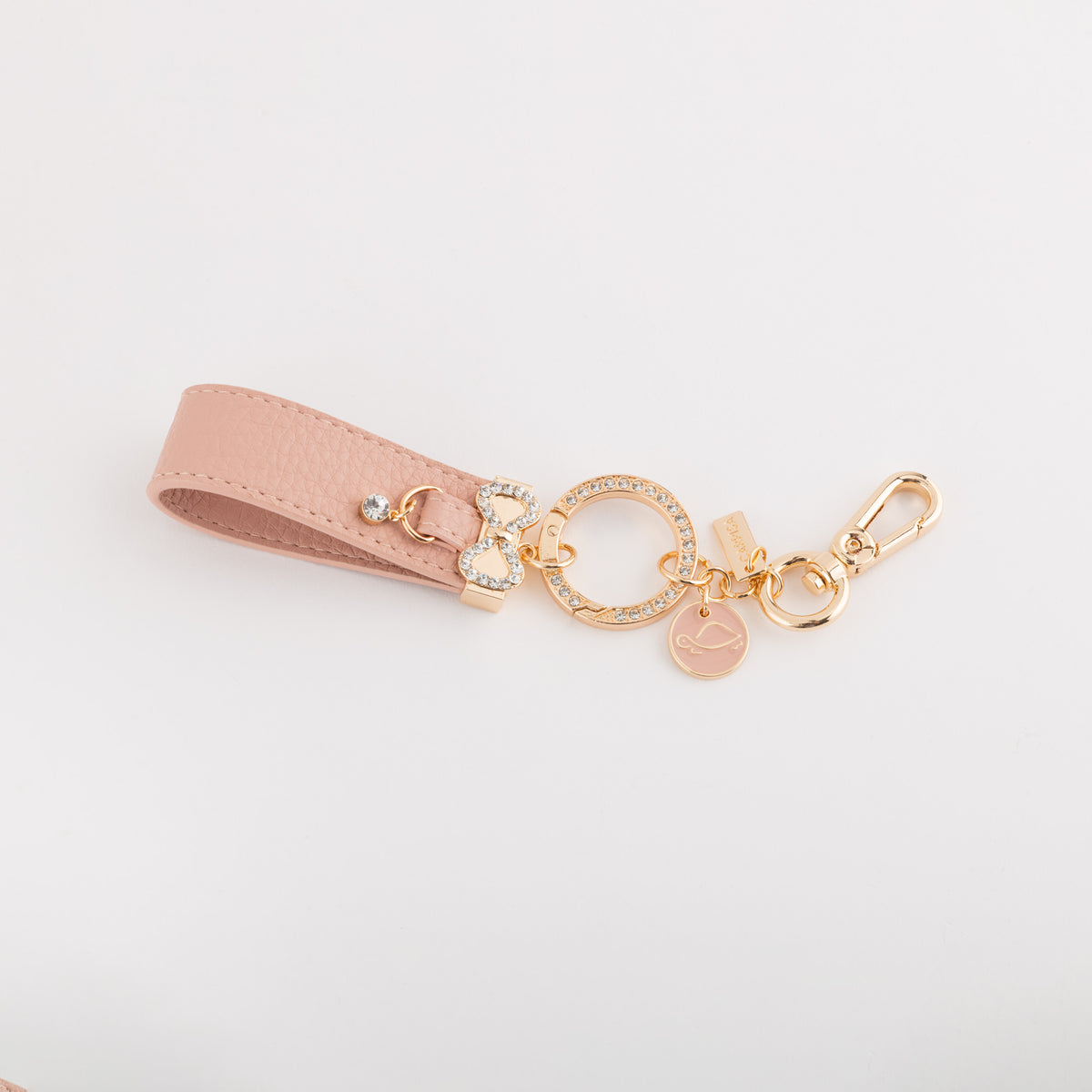 Keyrings-Bow Strass Keychain Single Size / Powder