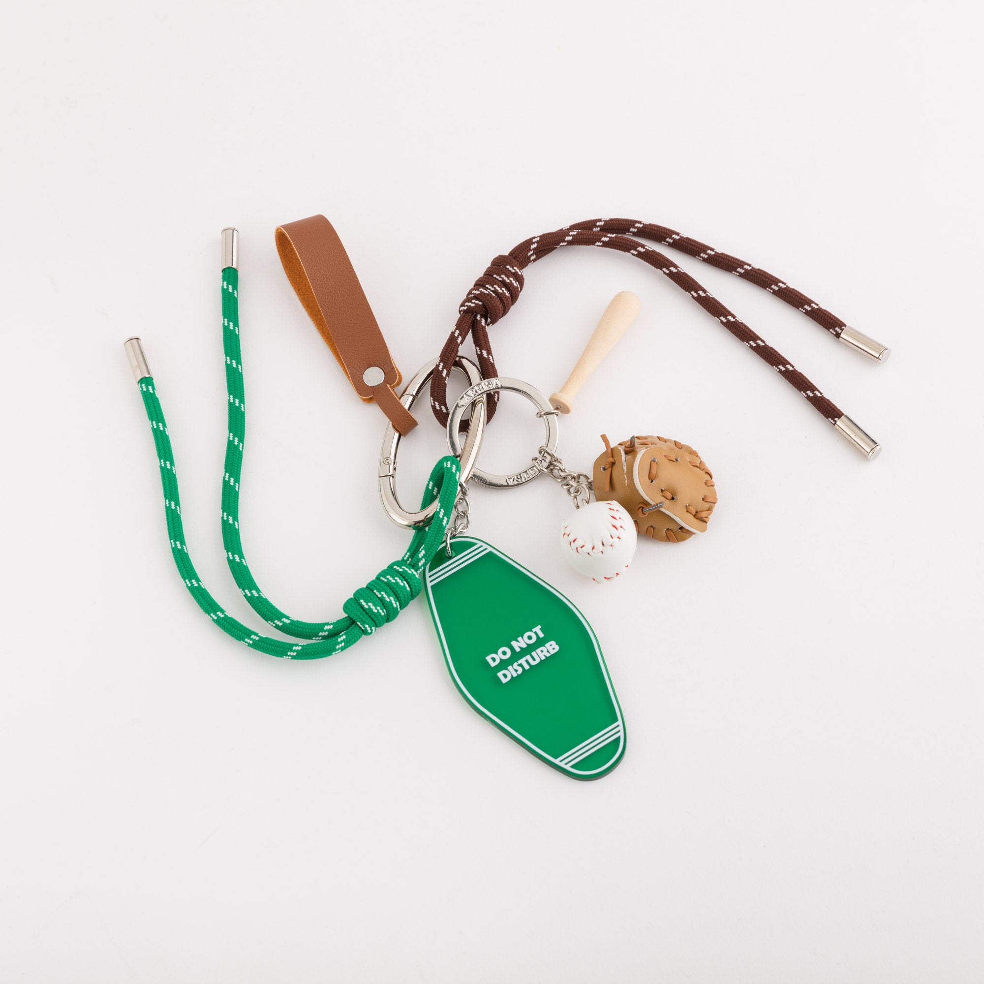 Keyrings-Playful Keychain Winter Single Size / Green/Multicolour