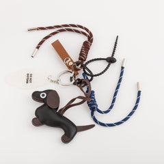 Keyrings-Playful Keychain Winter Single Size / Brown/Multicolour