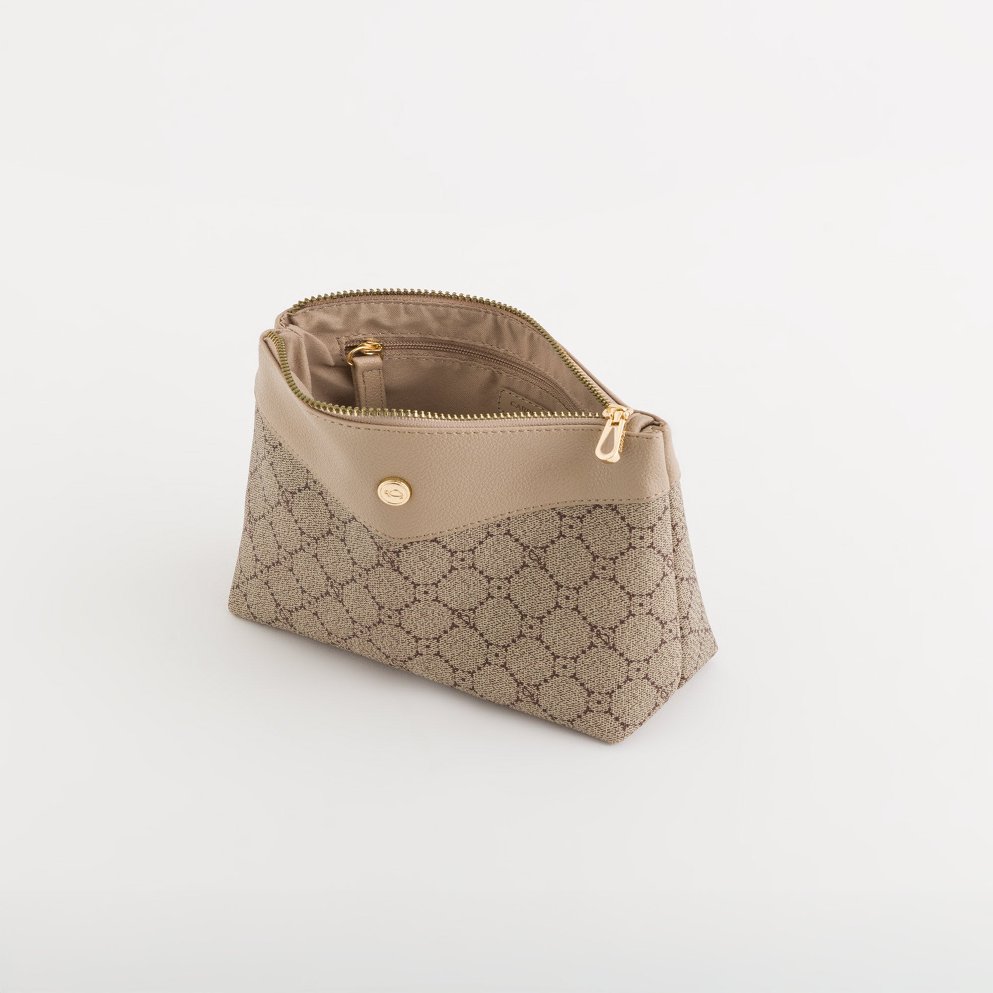 Toiletry Bags-Diana Wallet Single Size / Taupe/Light Taupe