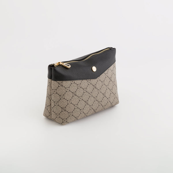 Toiletry Bags-Diana Wallet Single Size / Taupe/Black