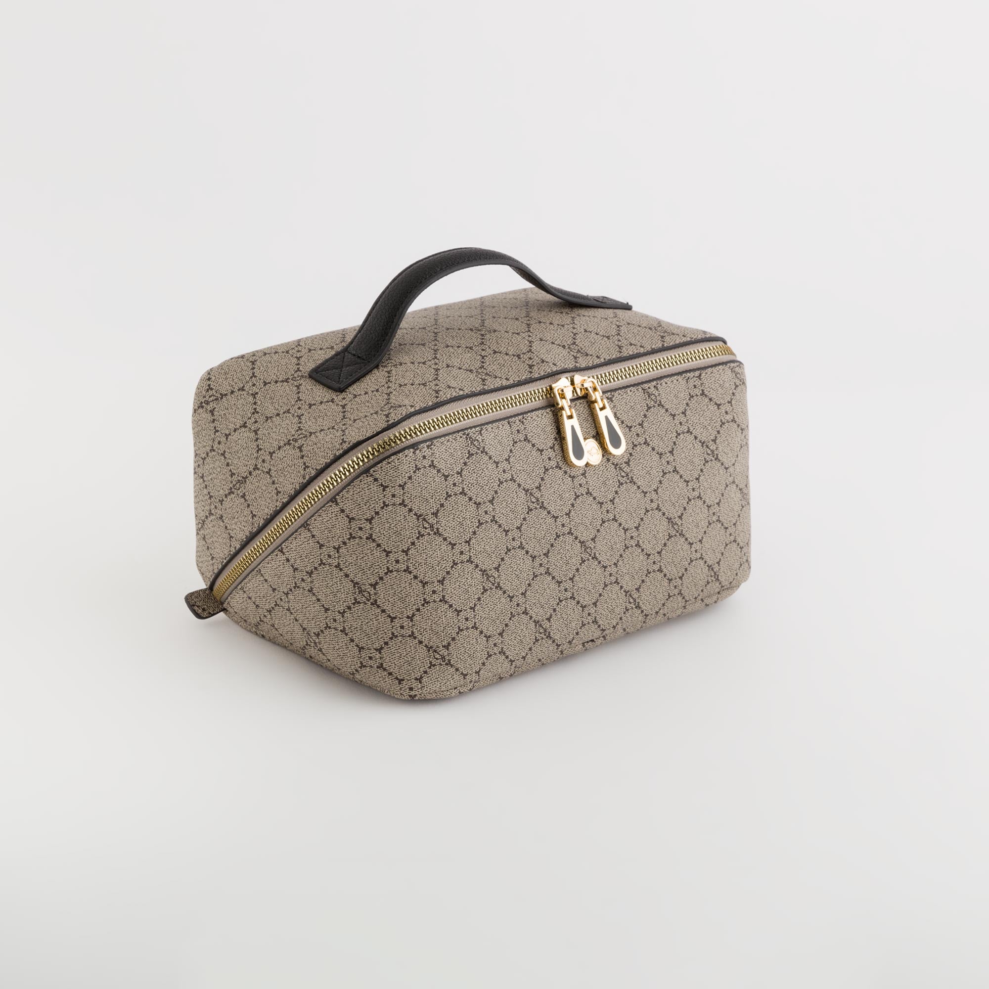 Toiletry Bags-Diana Wallet Single Size / Taupe/Black