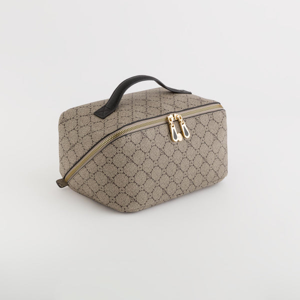 Toiletry Bags-Diana Wallet Single Size / Taupe/Black