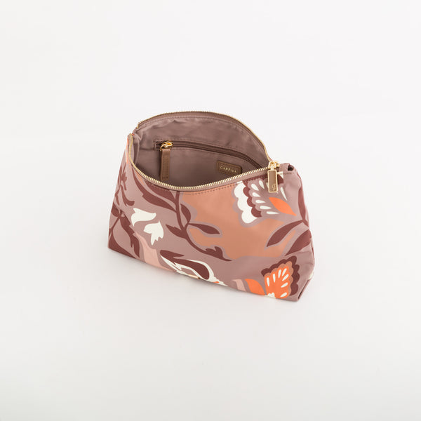 Women's Toiletry Bag Bouquet Beauty Taupe/Multicolour