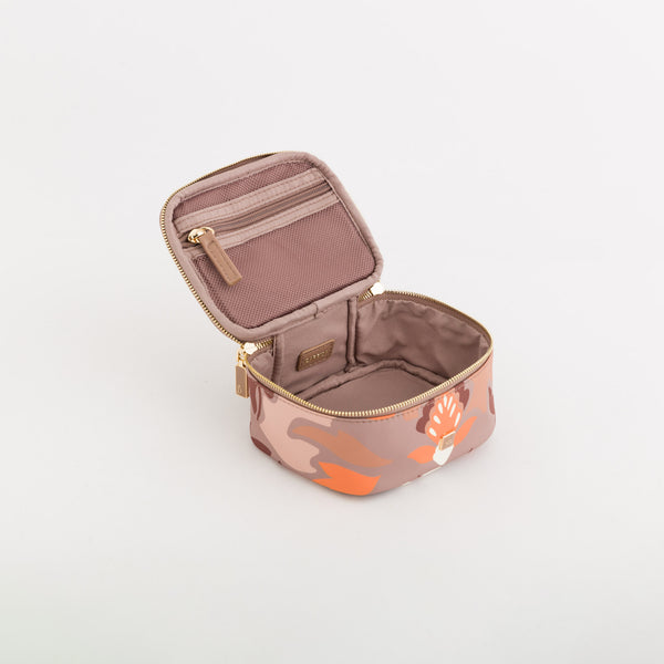 Women's Toiletry Bag Bouquet Beauty Taupe/Multicolour