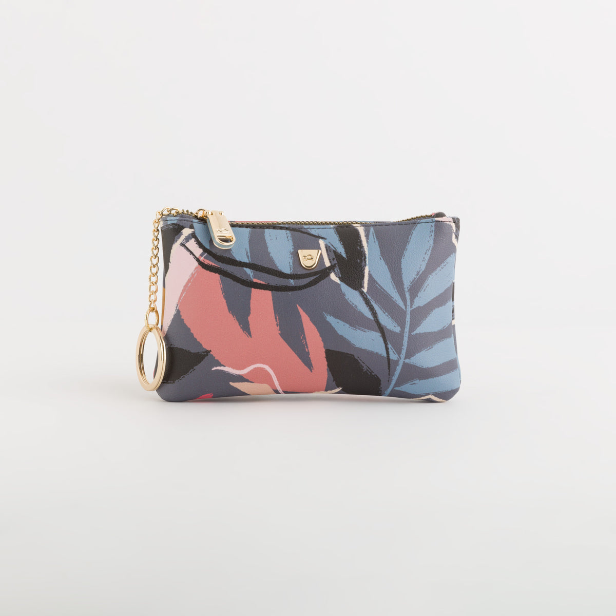 Keyring Coin Purse-Jasper Wallet Single Size / Grey/Multicolour