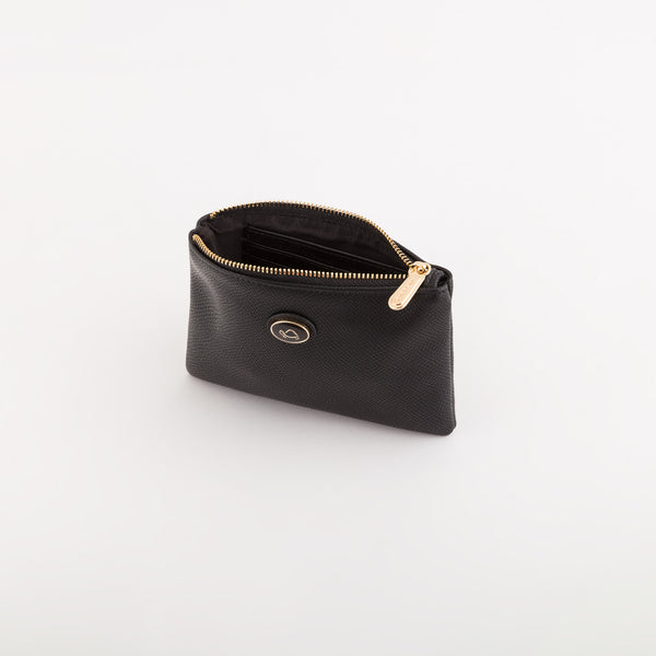 Keyring Coin Purse-Leonia Accessories Single Size / Black