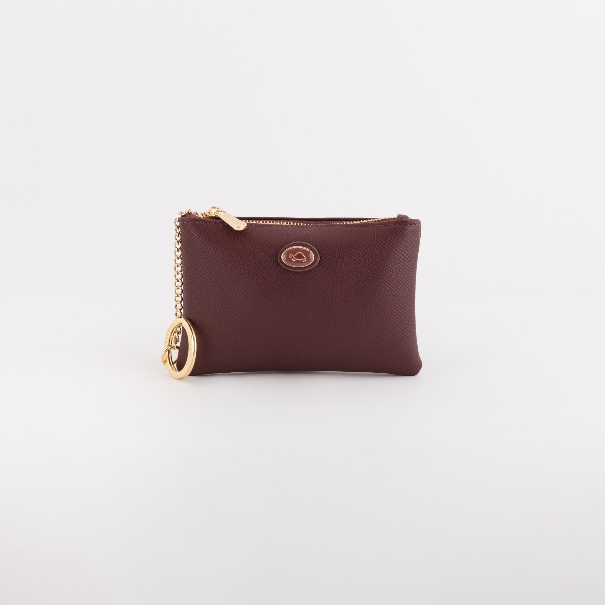 Keyring Coin Purse-Leonia Accessories Single Size / Plum