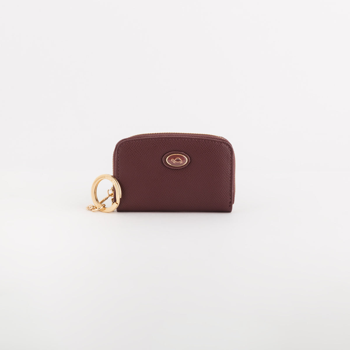 Keyring Coin Purse-Leonia Accessories Single Size / Plum