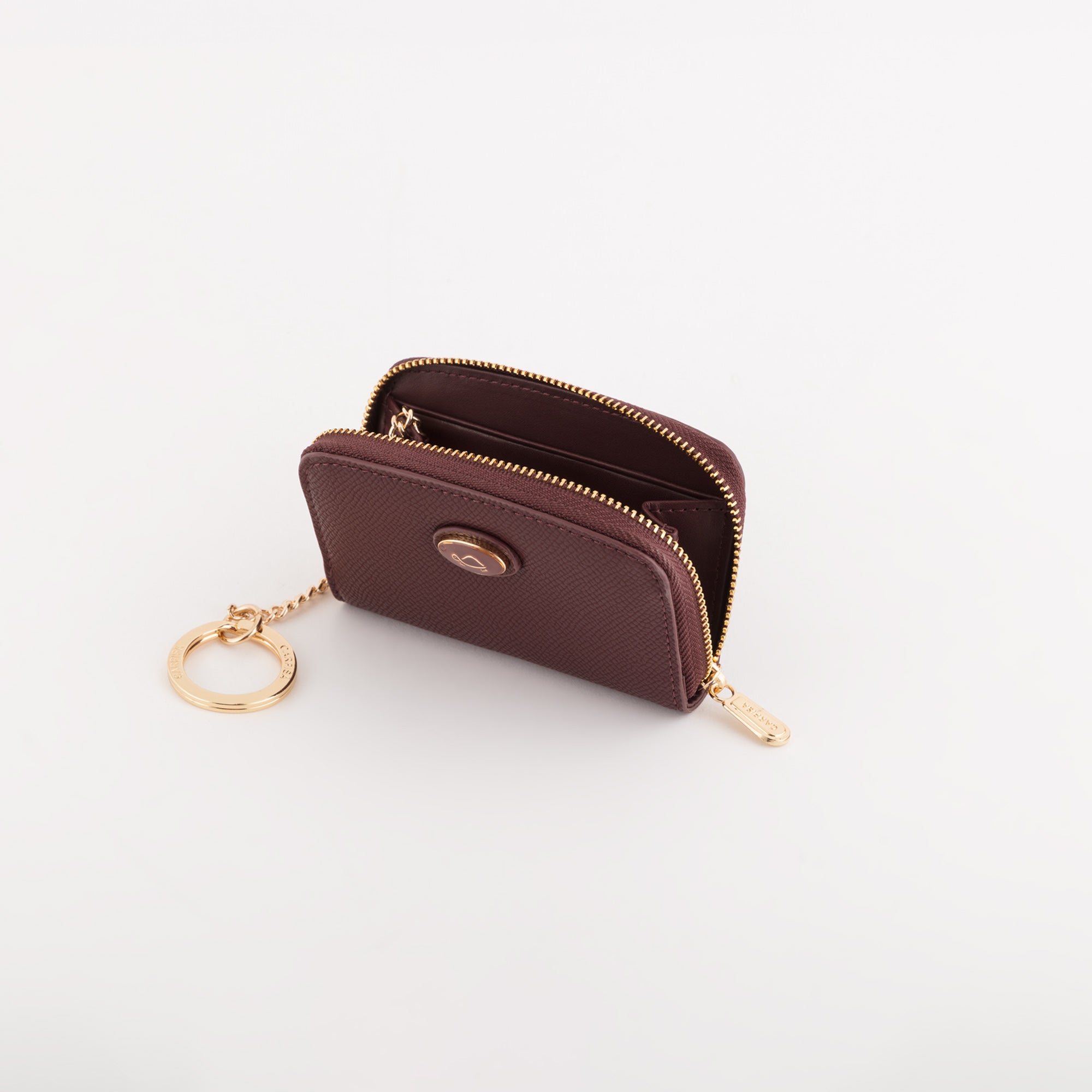 Keyring Coin Purse-Leonia Accessories Single Size / Plum