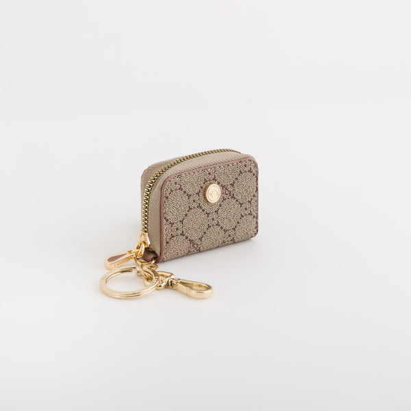 Keyring Coin Purse-Diana Wallet Winter Single Size / Taupe/Onion