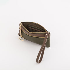 Keyring Coin Purse-Berna Wallet Single Size / Forest/Taupe