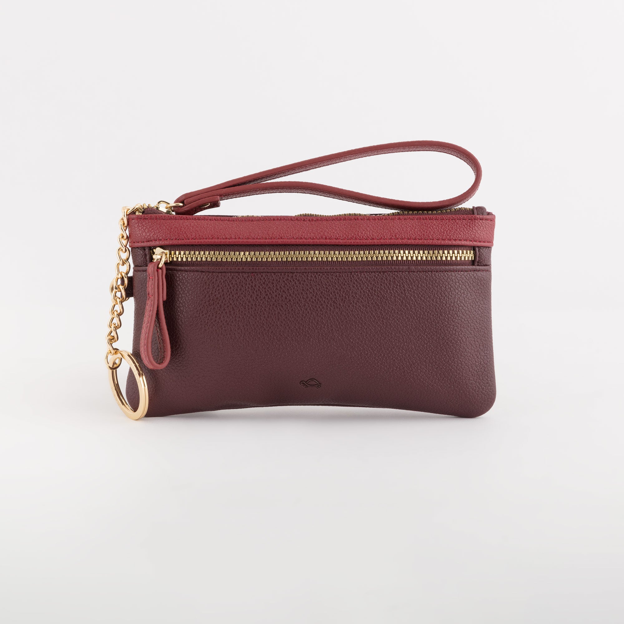 Keyring Coin Purse-Berna Wallet Single Size / Plum/Cherry