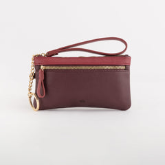 Keyring Coin Purse-Berna Wallet Single Size / Plum/Cherry